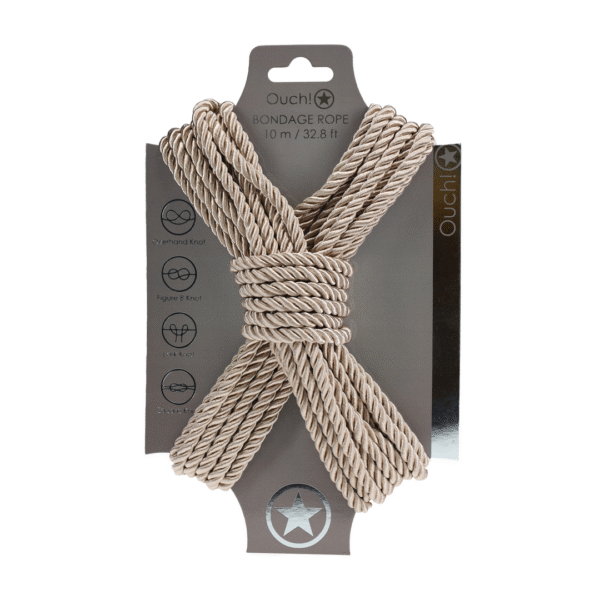 Polyester Bondage Touw - 10 m / 32,8 ft - Goud