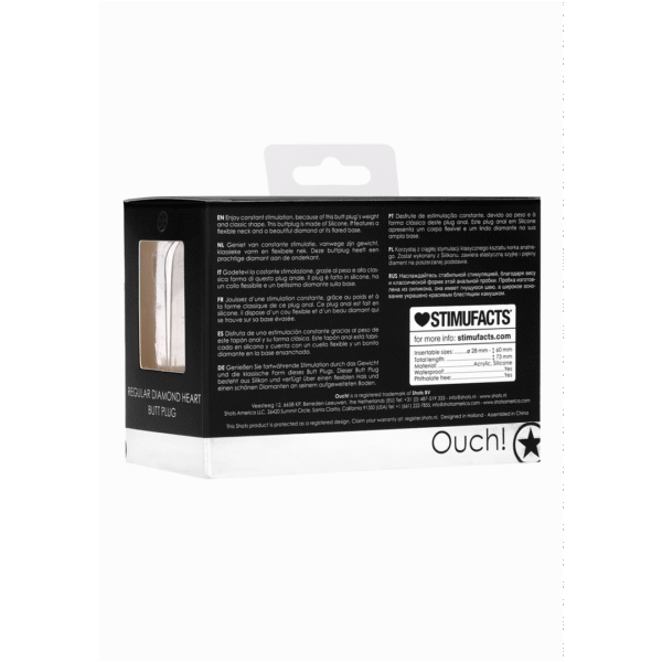 Diamond Heart Butt Plug - Regular - Afbeelding 3