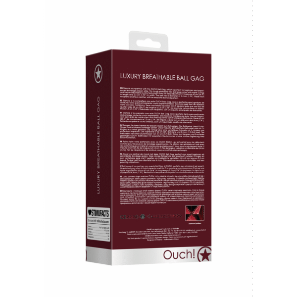 Ademend Ball Gag - Afbeelding 3