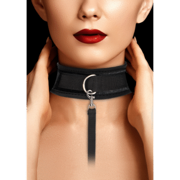 Velvet Verstelbare Halsband met Lijn