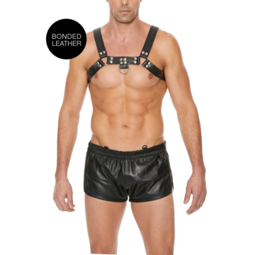 Bulldog Leren Borstharnas - L/XL