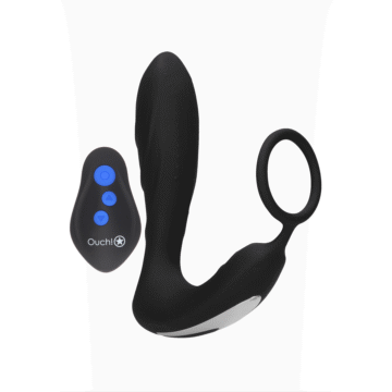 E-stim Vibrerende Butt Plug  Cockring