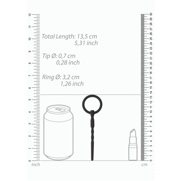 Siliconen Penis Plug - 0,3 / 7 mm - Afbeelding 3