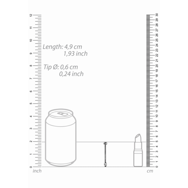 Metal Penis Plug - 0.2 / 6 mm - Afbeelding 3