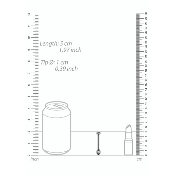 Metal Penis Plug - 0.4 / 10 mm - Afbeelding 3