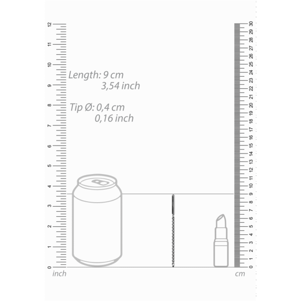 Metaal Beginners Penis Plug - 0.2 / 4 mm - Afbeelding 3