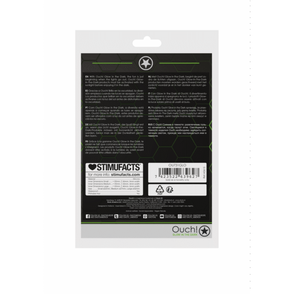 Cockring Set - Glow in the Dark - 3 Stuks - Afbeelding 3