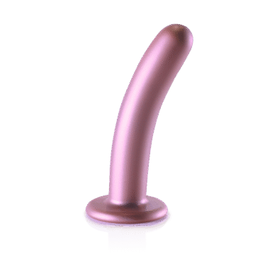 Glad Silicone G-Spot Dildo - 6'' / 14,5 cm - Rose Gold
