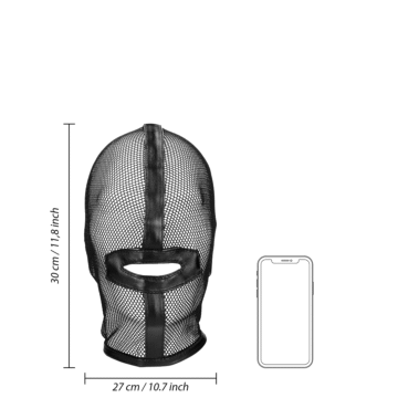 Visnetmasker - Zwart