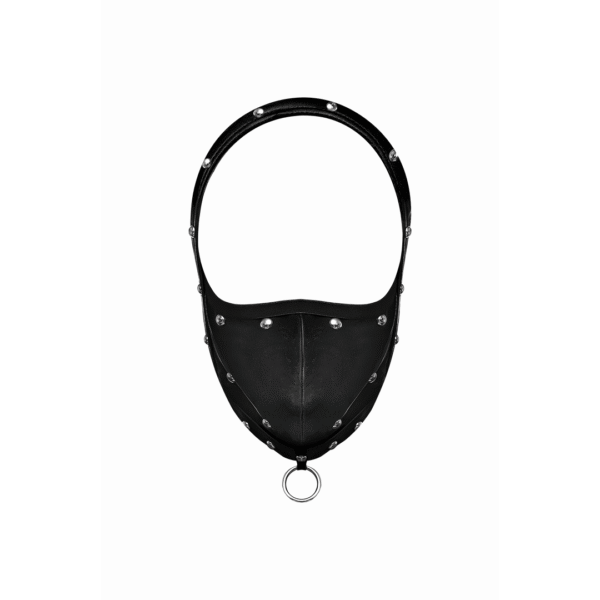 Triton - Masker met Verstelbare Nek en Voorring - Eén Maat - Zwart - Afbeelding 3