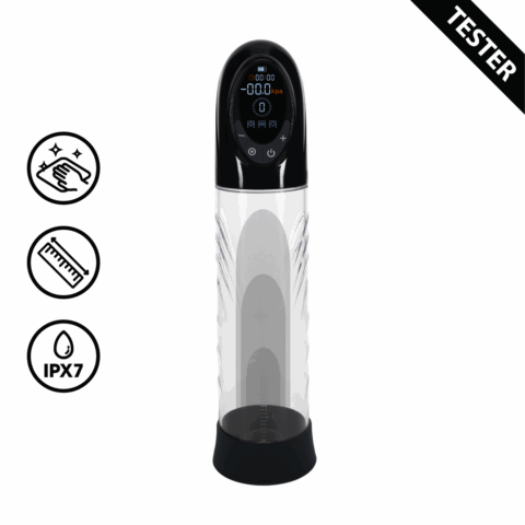 CyberPulse - Automatische Waterdichte Penis Pomp - Zwart - Tester