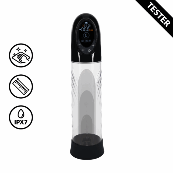 CyberPulse - Automatische Waterdichte Penis Pomp - Zwart - Tester