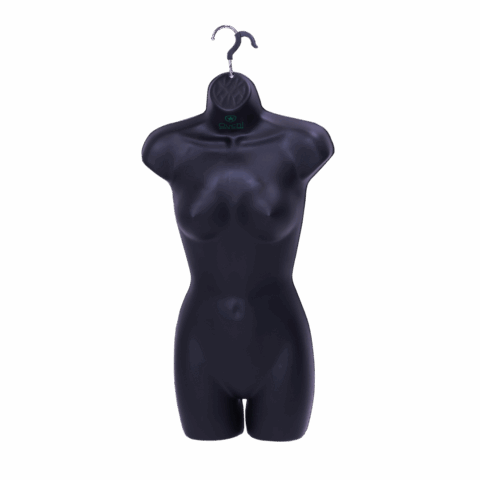 Ouch! GITD Mannequin Full Body Female - Black