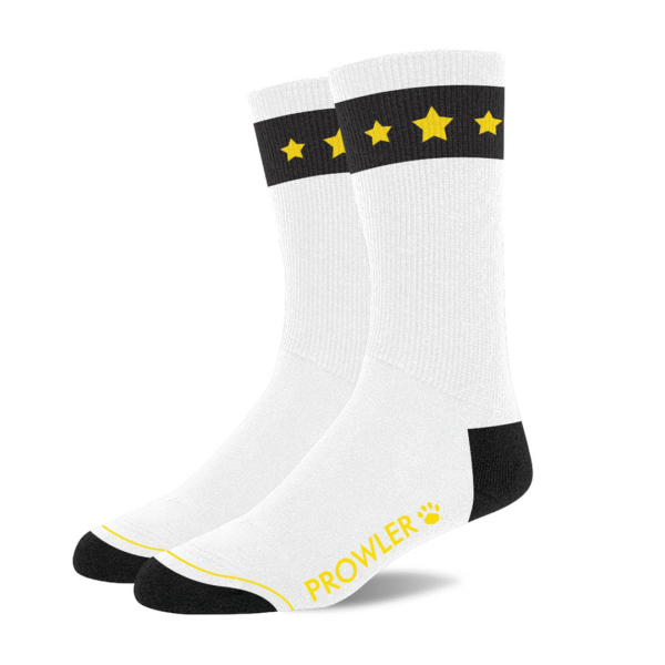 Gold Star Sokken - Wit/Zwart/Goud