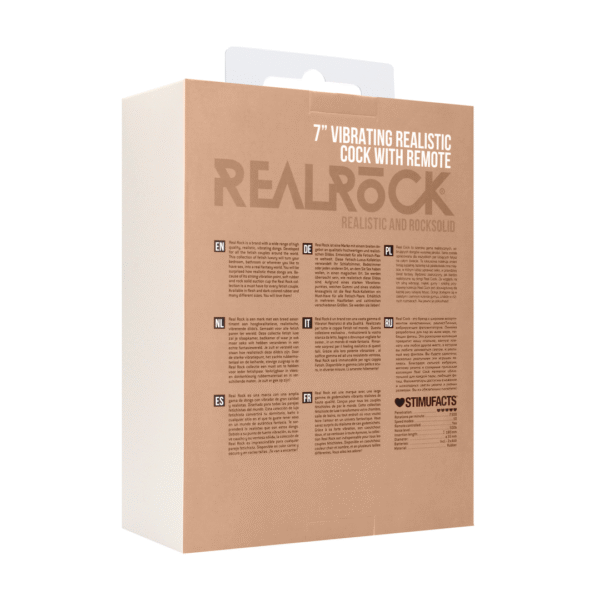 Vibrerende Realistische Cock met Scrotum - 7 / 18 cm - Afbeelding 3