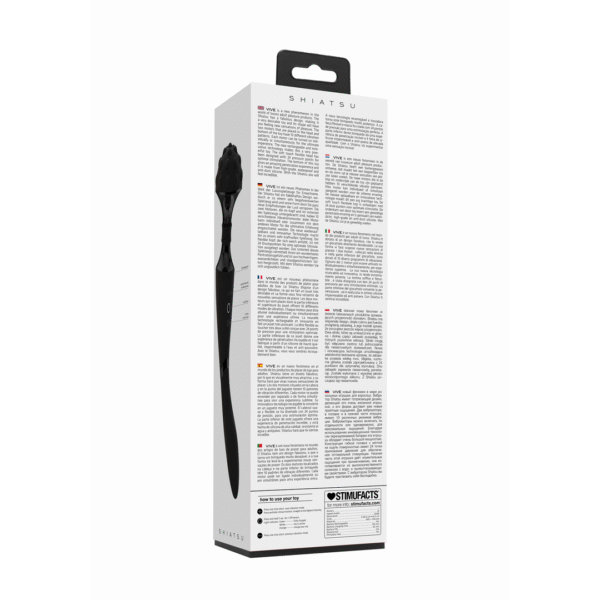 Shiatsu - Buigbare Massager Wand - Zwart - Afbeelding 3