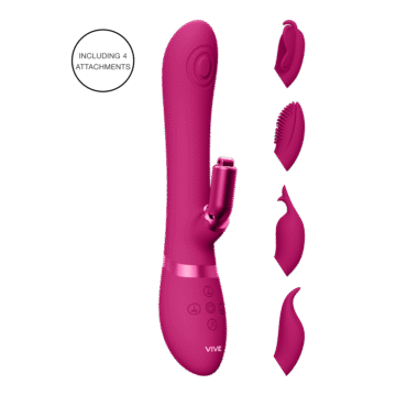 Etsu - Pulse Wave G-Spot Rabbit  Clitoral Stimulator - Roze