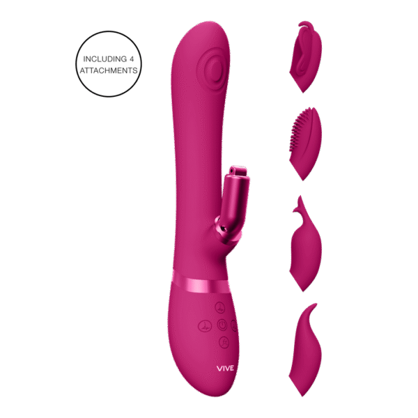 Etsu - Pulse Wave G-Spot Rabbit  Clitoral Stimulator - Roze