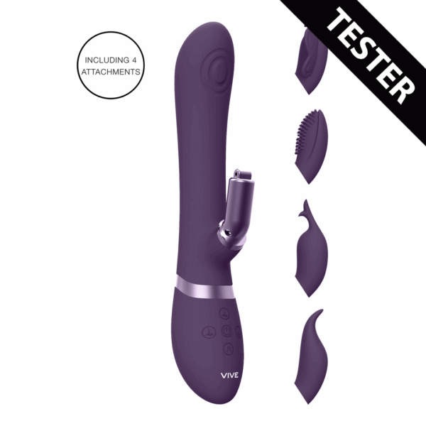 Etsu - Pulse Wave G-Spot Rabbit  Clitoral Stimulator - Paars - Tester