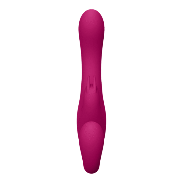 Suki - Vibrerende Strapless Strap-on Rabbit - Roze - Afbeelding 3
