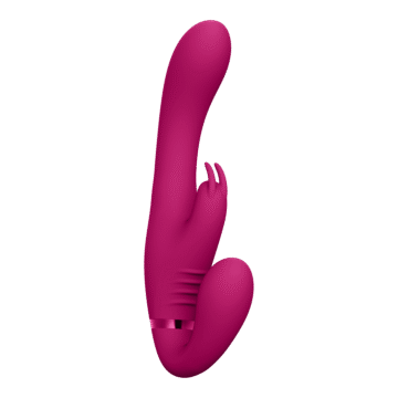 Suki - Vibrerende Strapless Strap-on Rabbit - Roze
