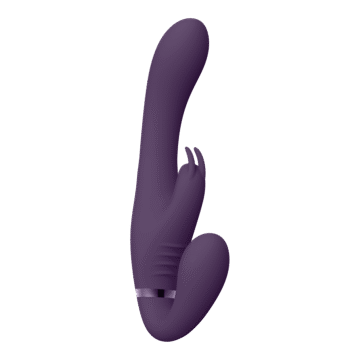 Suki - Vibrerende Strapless Strap-on Rabbit - Paars
