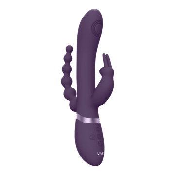 Rini - Pulse Wave  Vibrating Double Penetration Rabbit - Paars