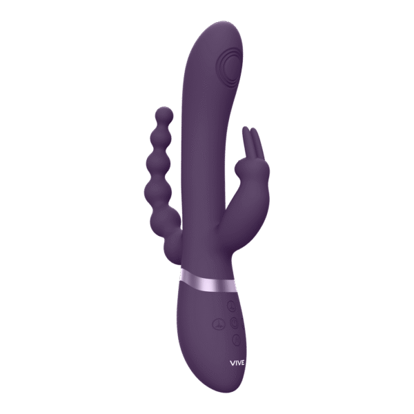 Rini - Pulse Wave  Vibrating Double Penetration Rabbit - Paars