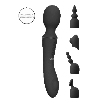 Nami - Pulse Wave  Vibrating Wand - Zwart