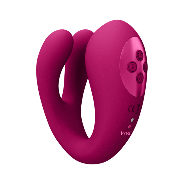 Yoko - Triple Action Vibrator Dual Prongs met Clitorale Pulsatiegolf