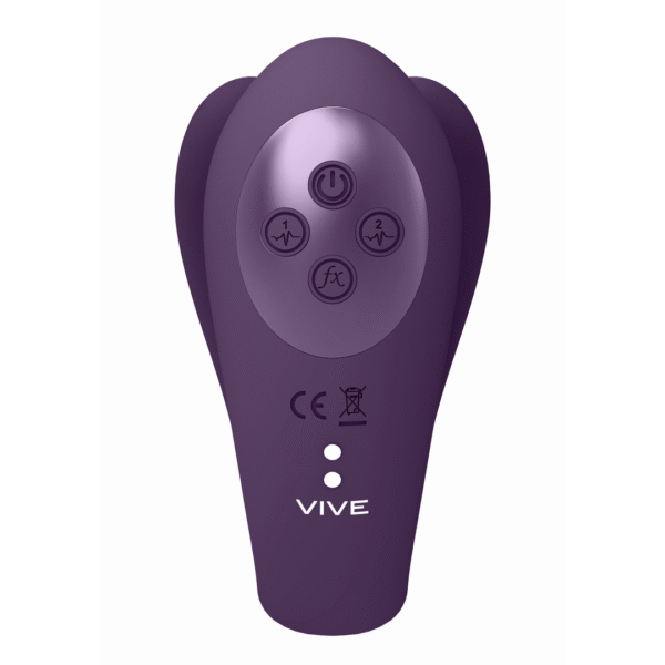 Yoko - Triple Action Vibrator Dual Prongs met Clitoral Pulse Wave - Afbeelding 3