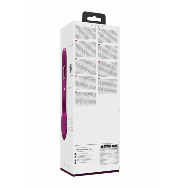 Mika - Triple Motor - Vibrerende Rabbit met Innovatieve G-Spot Flapper Stimulator - Roze - Afbeelding 3