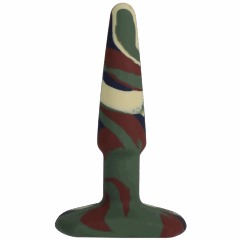 Groovy - Silicone Anale Plug - 4 / 10 cm - Camouflage