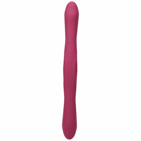 Duet - Dubbel Eind Vibrator met Draadloze Afstandsbediening - Berry