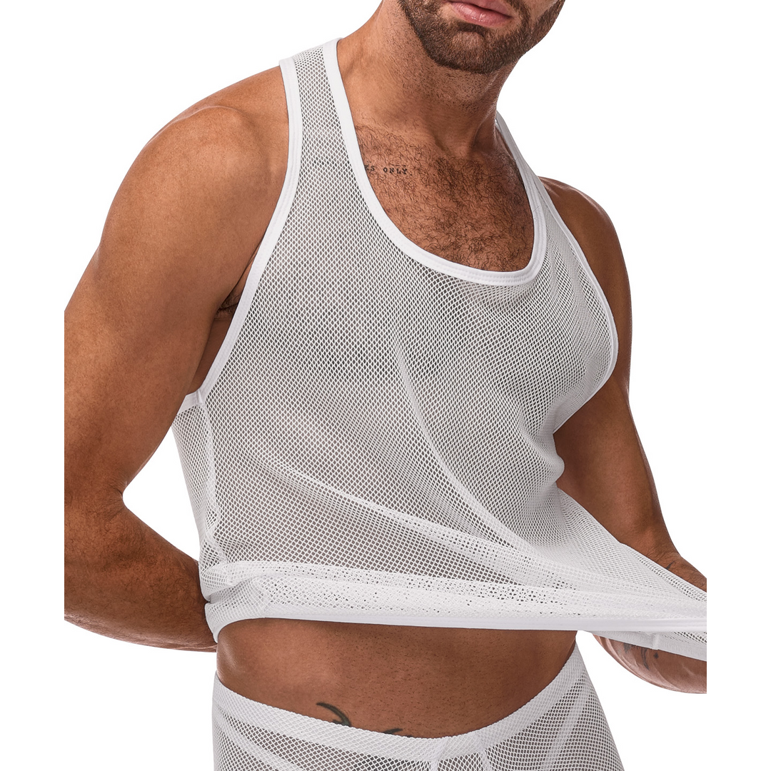 Tanktop - S/M - Wit - Afbeelding 3