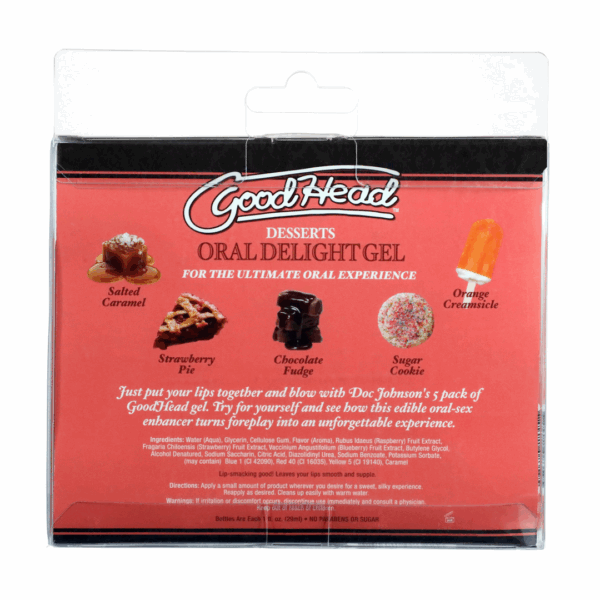Orale Delight Gel - Desserts - 5 Pack - 1 fl oz / 29 ml - Afbeelding 3