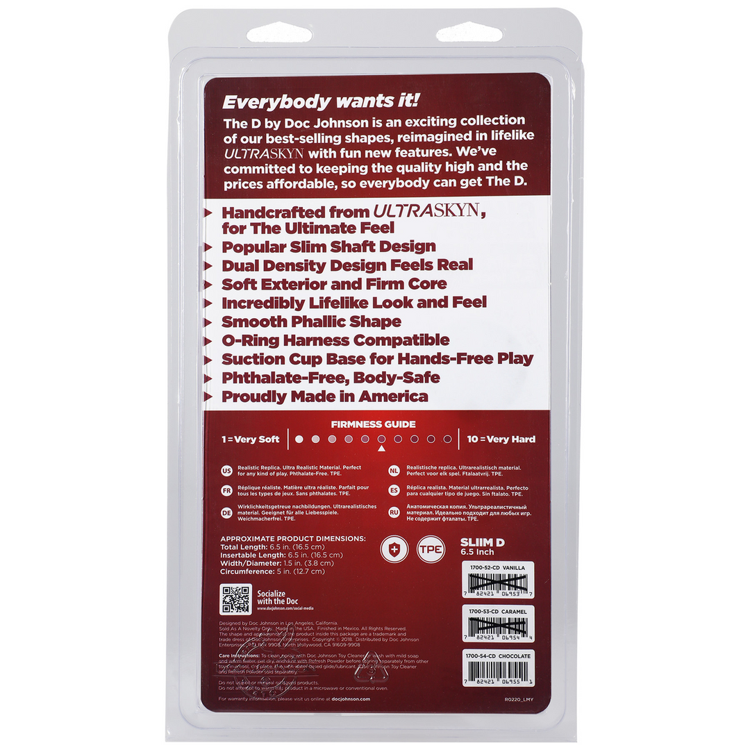 Slim D - Realistic ULTRASKYN Dildo - 6 / 15 cm - Afbeelding 3