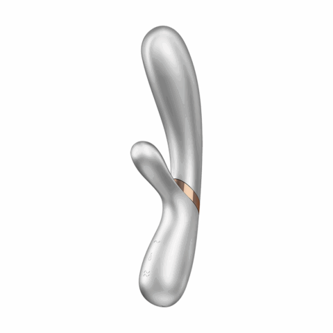 Hot Lover - Verwarmde Konijnen Vibrator - Champagne