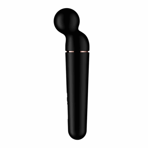 Planet Wand-er - Wand Vibrator - Zwart/Roze Goud