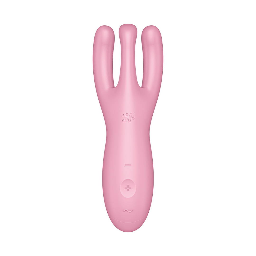 Threesome 4Plus - Lay-on Vibrator met App - Roze - Afbeelding 3
