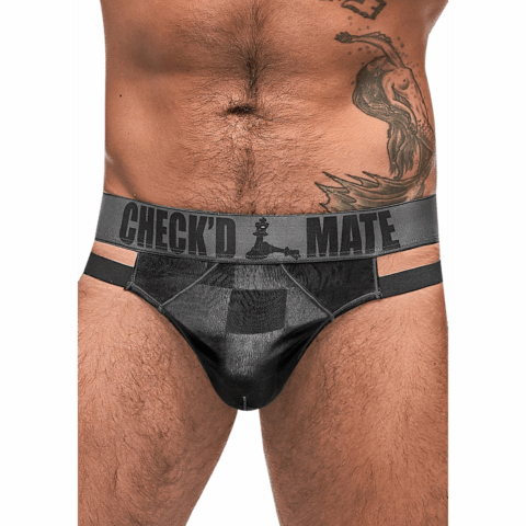 Cutout Thong - S/M - Zwart