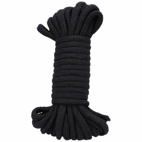 Katoenen Touw - 32 ft - Zwart