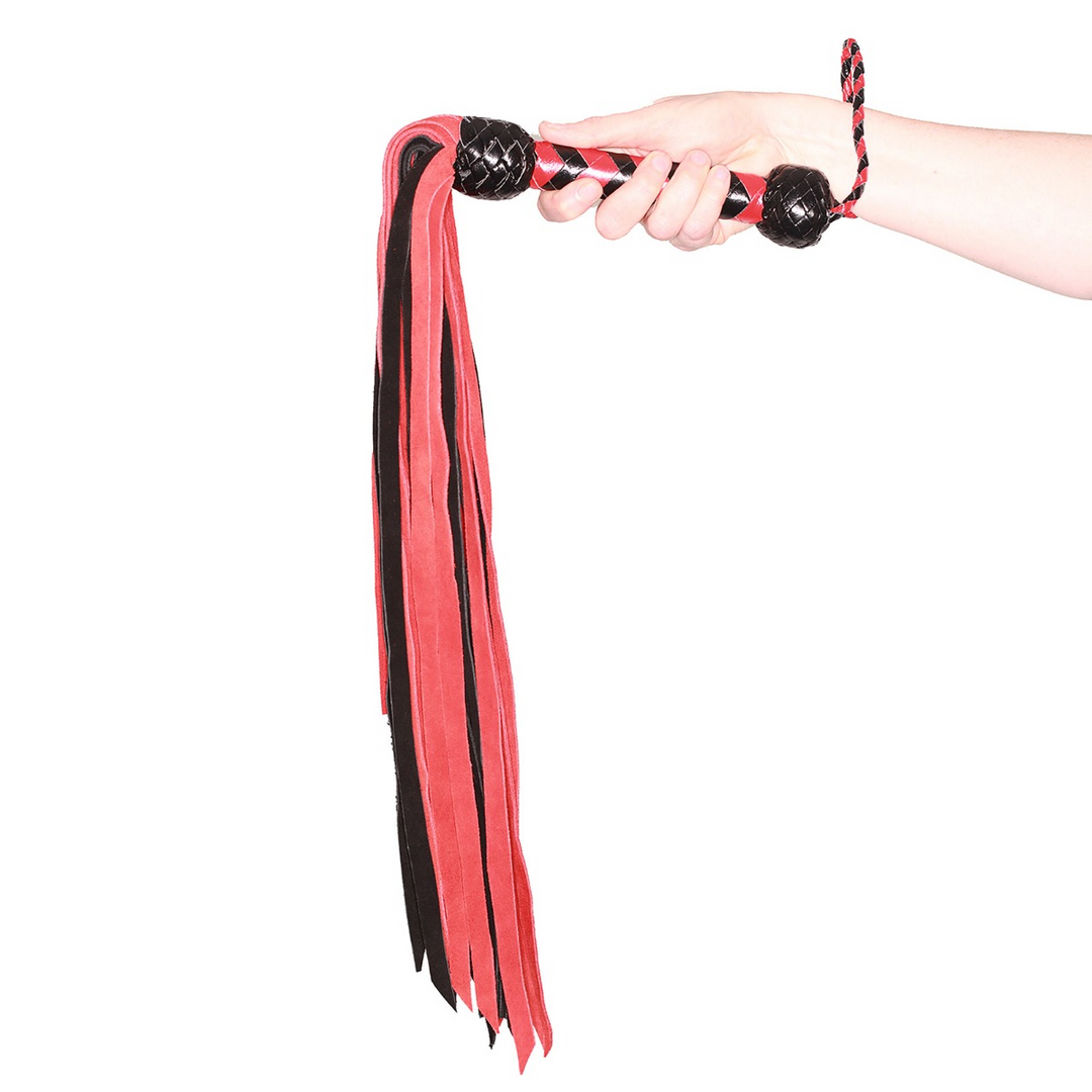 Flogger 33 - Zwart/Rood - Afbeelding 3