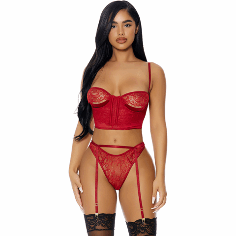 Peek Inside - Lingerie Set - M
