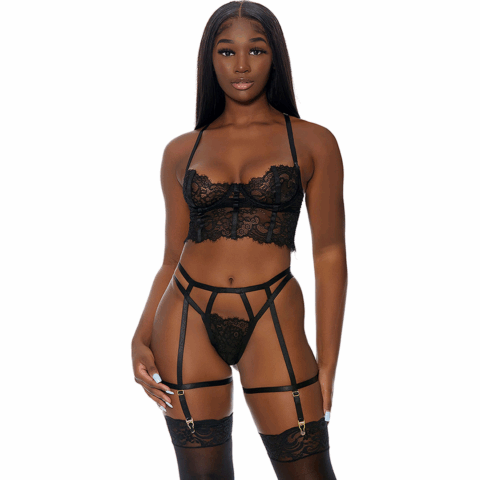 Blooming Beauty - Lingerie Set - M