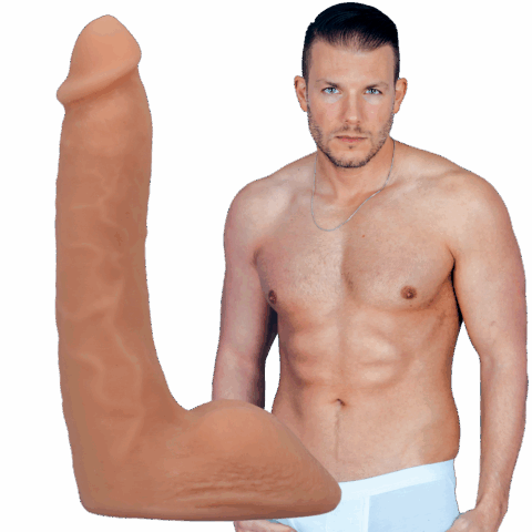 Codey Steele - Realistic ULTRASKYN Dildo - 8 / 20 cm - Vanille