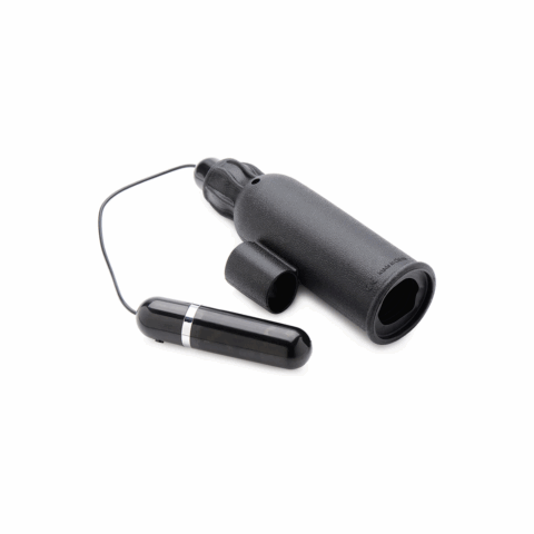 Lightning Stroke - Siliconen Stroker met Vibrerende Bullet