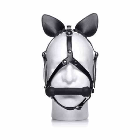 Dark Horse - Pony Hoofbril met Siliconen Bit