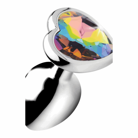 Rainbow Prism - Hart Butt Plug - Klein