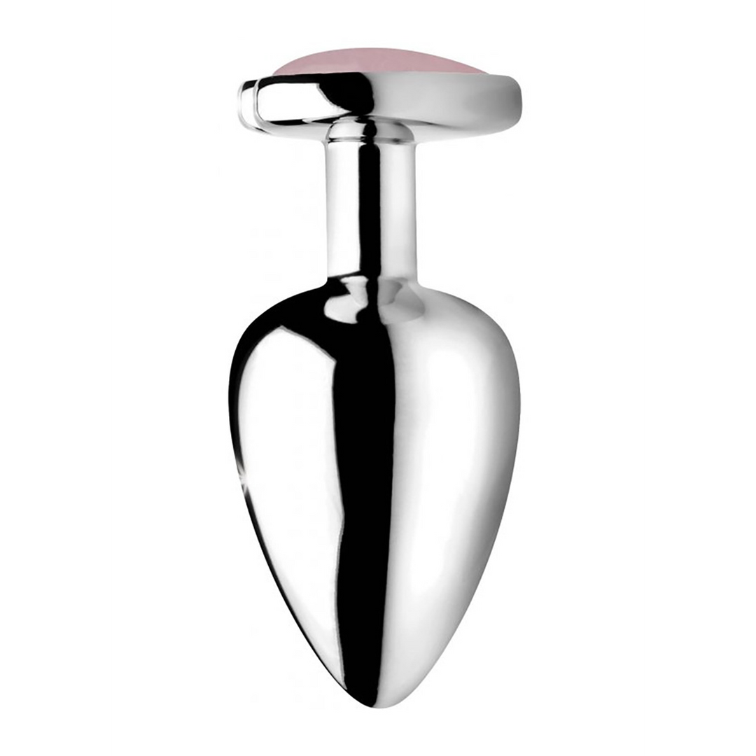 Rose Quartz Heart - Butt Plug - Large - Afbeelding 3